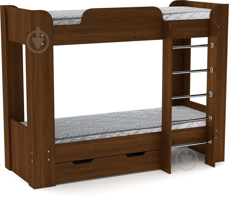 Кровать Компанит Твикс-2 70x190 см орех - фото 1 Кровать Компанит Твикс-2 70x190 см орех - фото 1