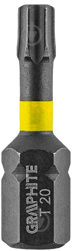 Набор бит GRAPHITE ударные 6 шт. 56H541 - фото 2