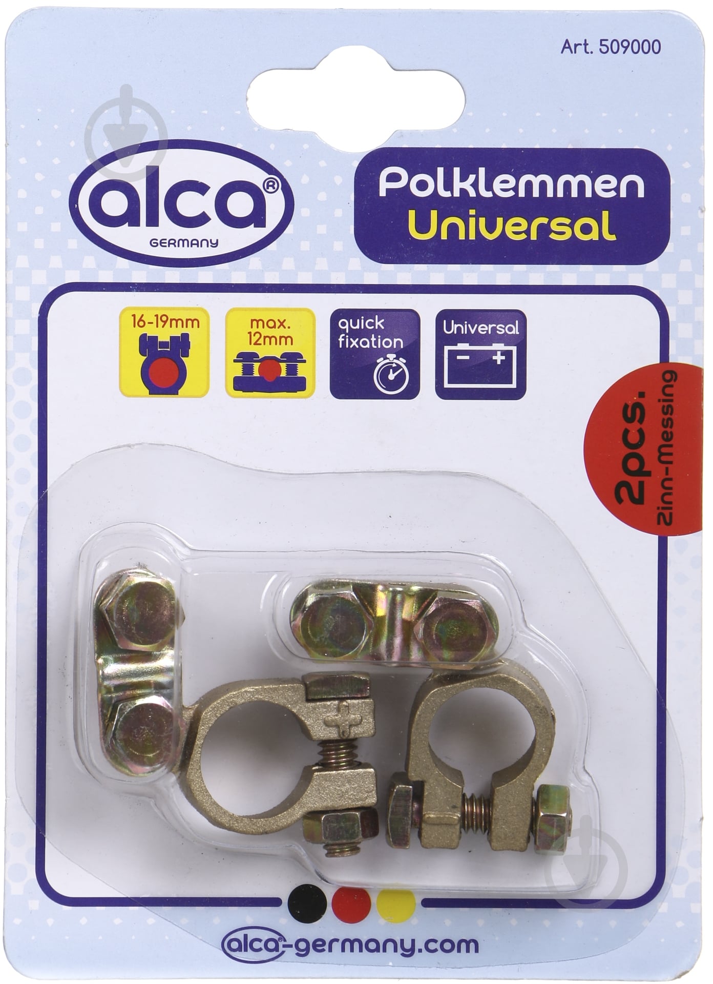 Клеммы для аккумулятора Alca 2 шт 509000 - фото 1