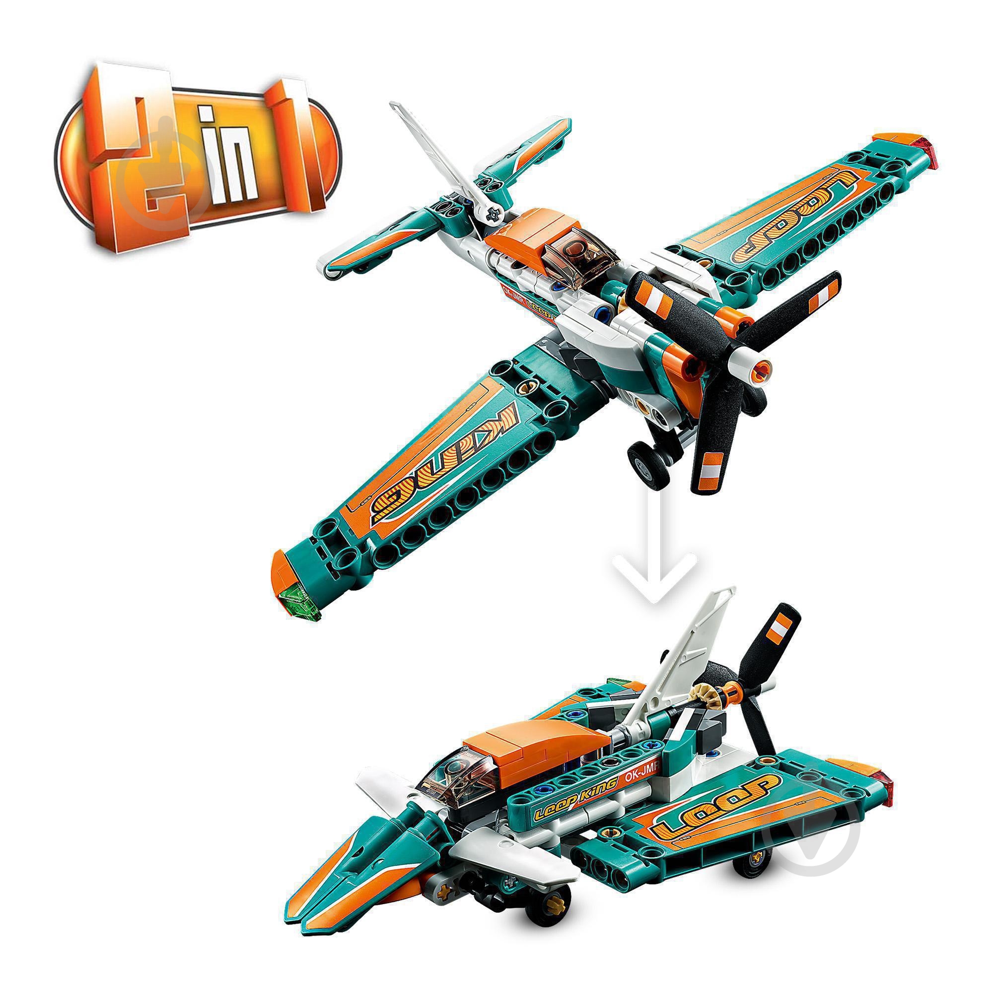 Конструктор LEGO Technic Спортивный самолет 42117 - фото 3