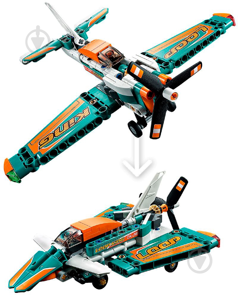 Конструктор LEGO Technic Спортивный самолет 42117 - фото 16