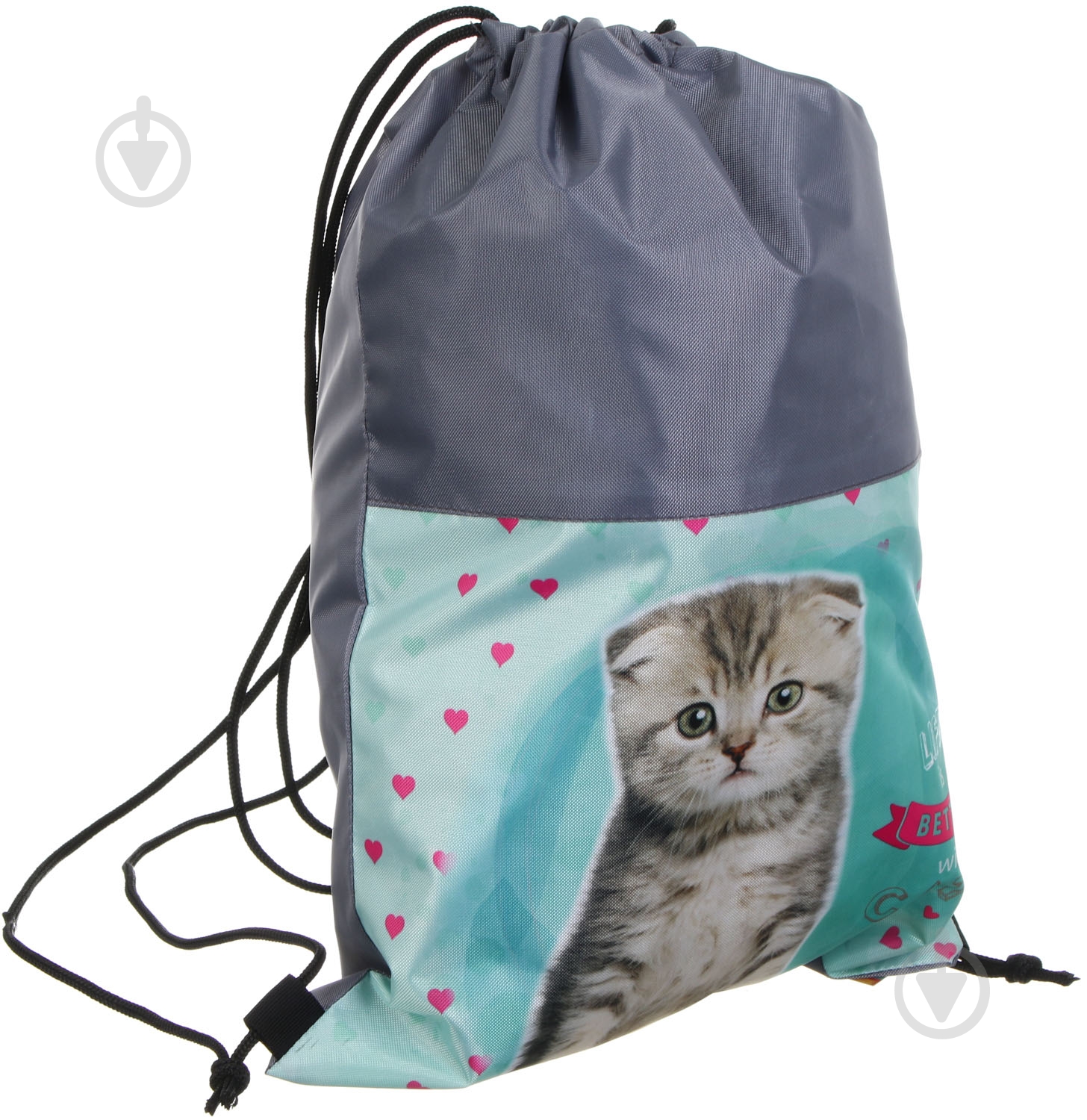Сумка для обуви 46x32 см Life with cats - фото 2