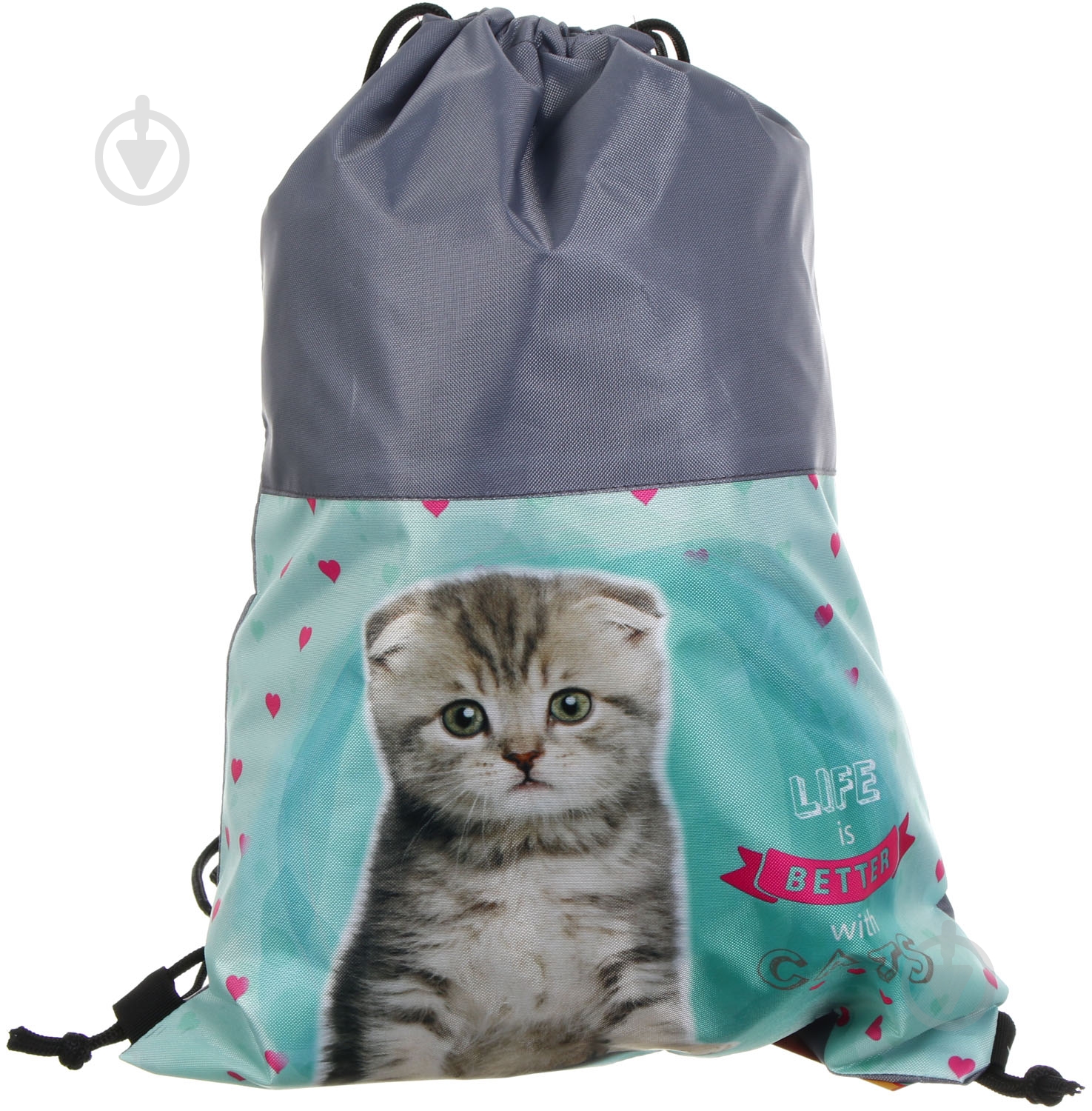 Сумка для обуви 46x32 см Life with cats - фото 1