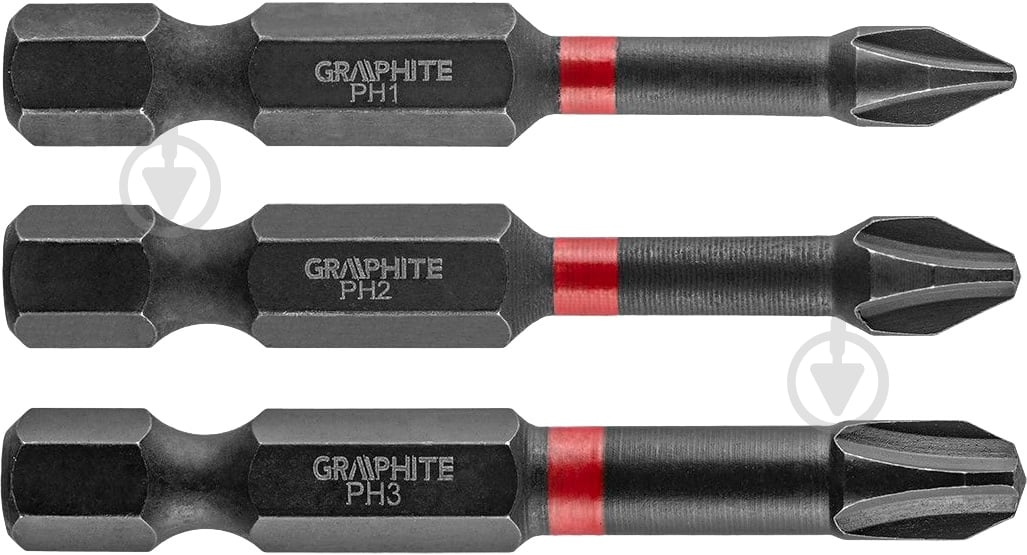 Набор бит GRAPHITE ударные 10 шт. 56H562 - фото 7