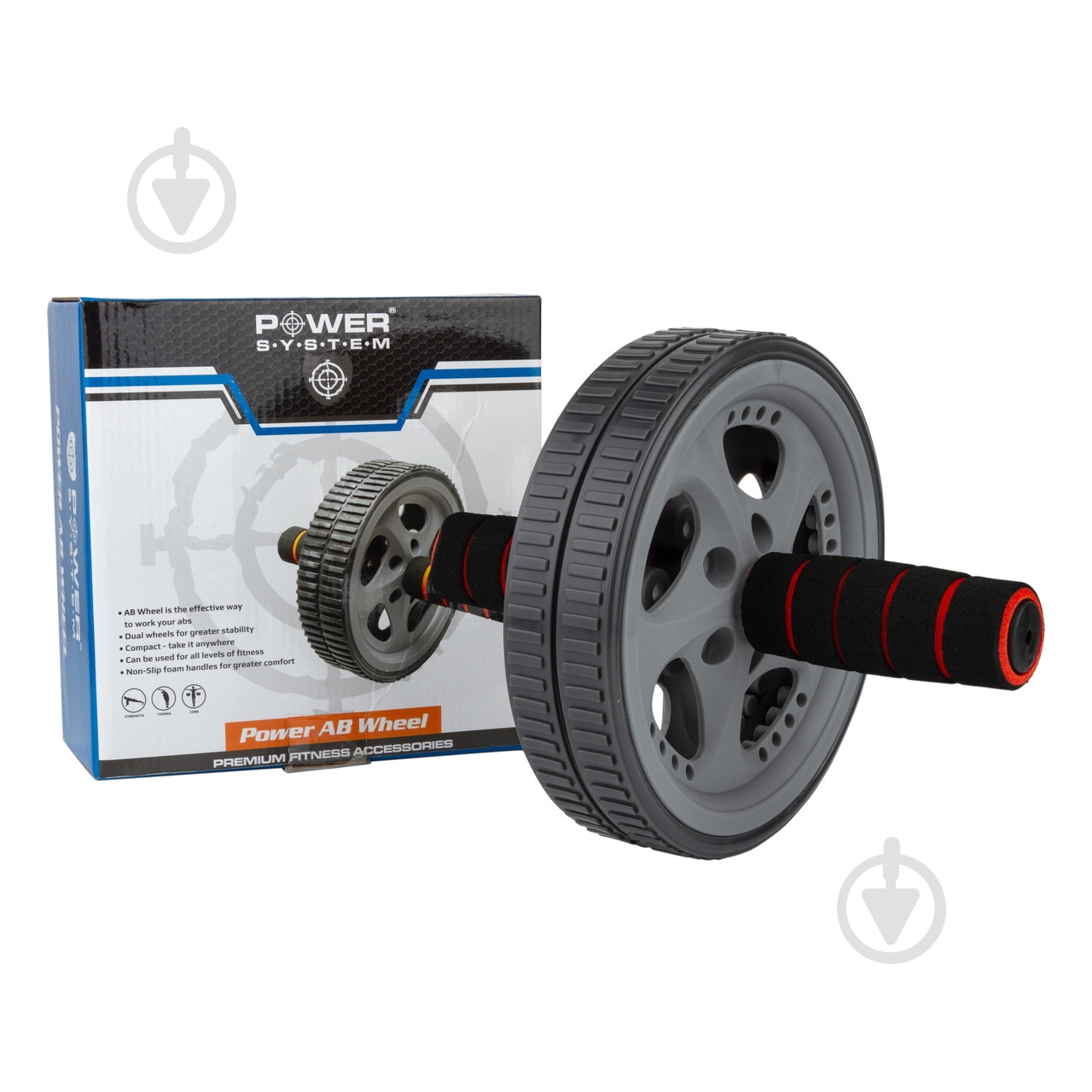 Ролик для пресса Power System серый PS-4006 - фото 1