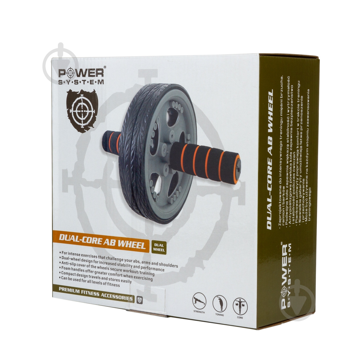 Ролик для пресса Power System PS-4042 серый - фото 4