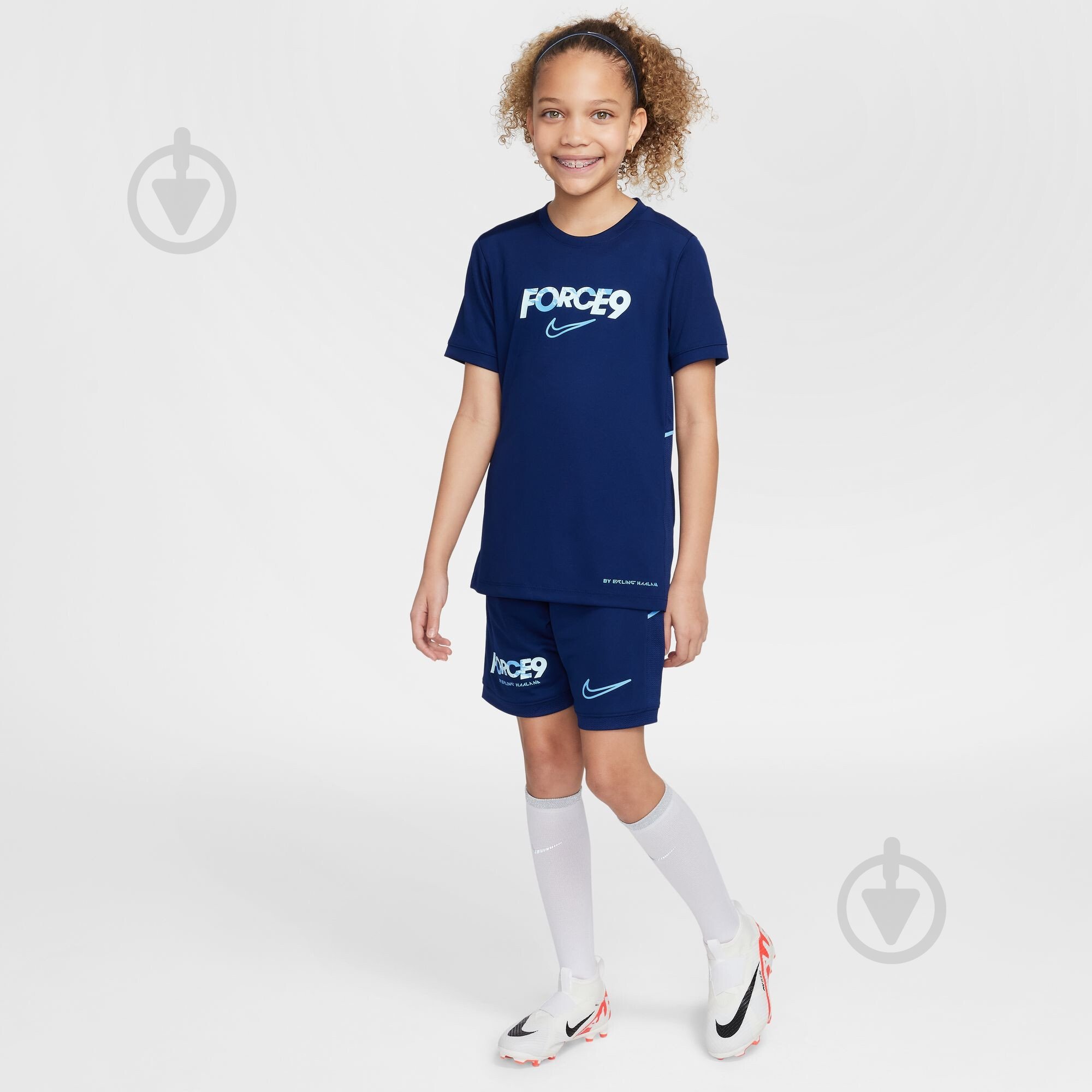 Футболка Nike EH K NK DF ACD25 TOP SS -PD HJ3834-492 р.XS синий - фото 7