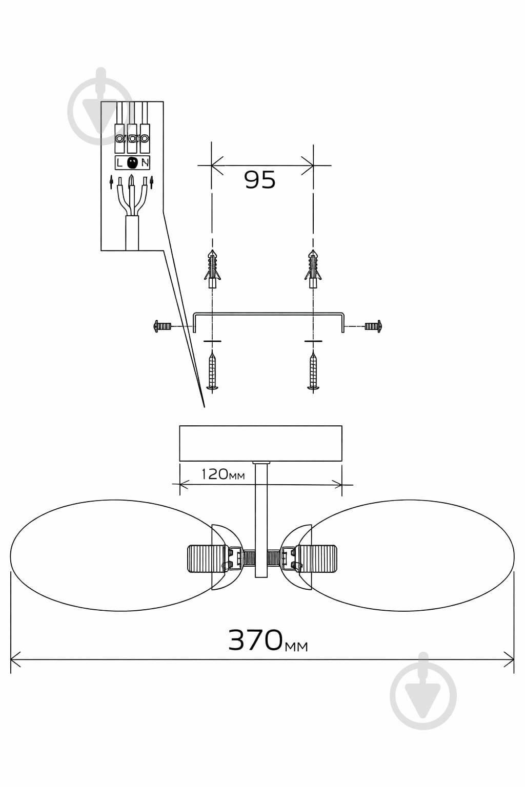 Світильник настінний Sensio Barletta G9 золото PR-PL321179W-2 - фото 2