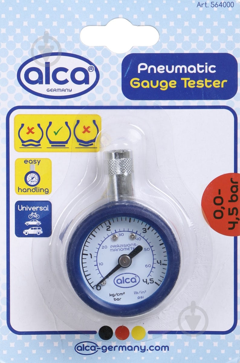 Манометр автомобильный Alca Universal - фото 1 Манометр автомобильный Alca Universal - фото 1