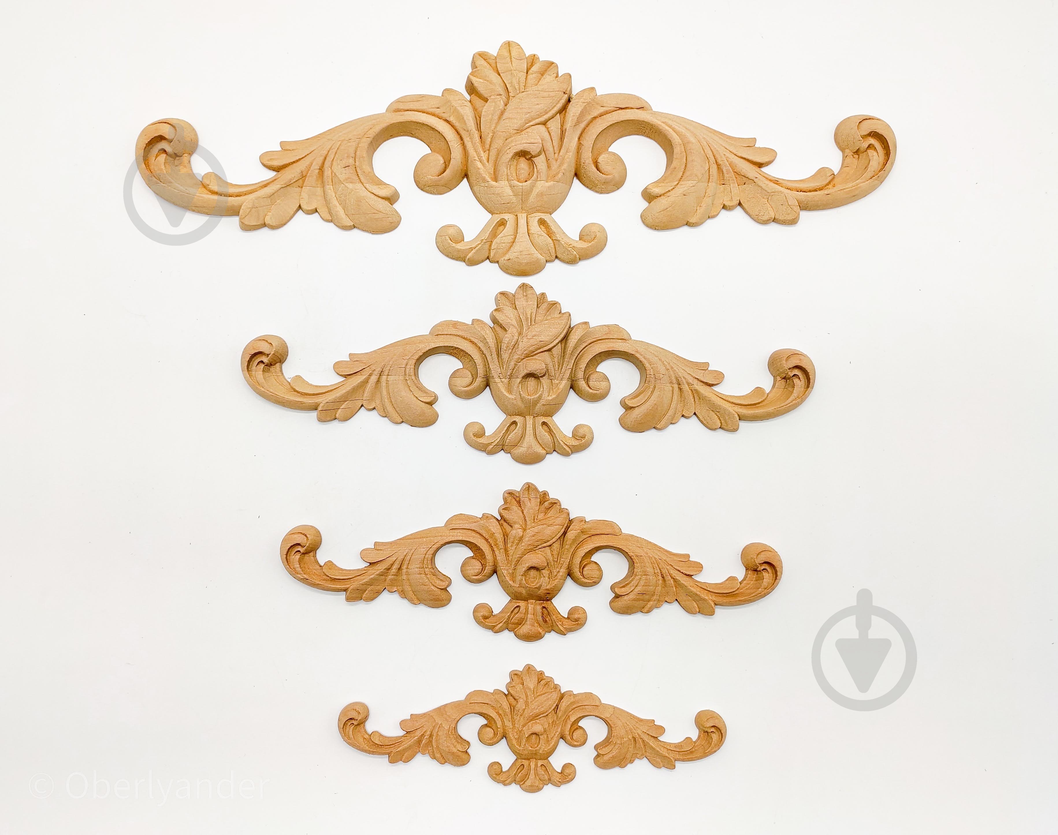 Декоративна панель дерев'яна горизонтальна 1 шт. DH.03.300 290х92x14 мм - фото 3 Декоративна панель дерев'яна горизонтальна 1 шт. DH.03.300 290х92x14 мм - фото 3