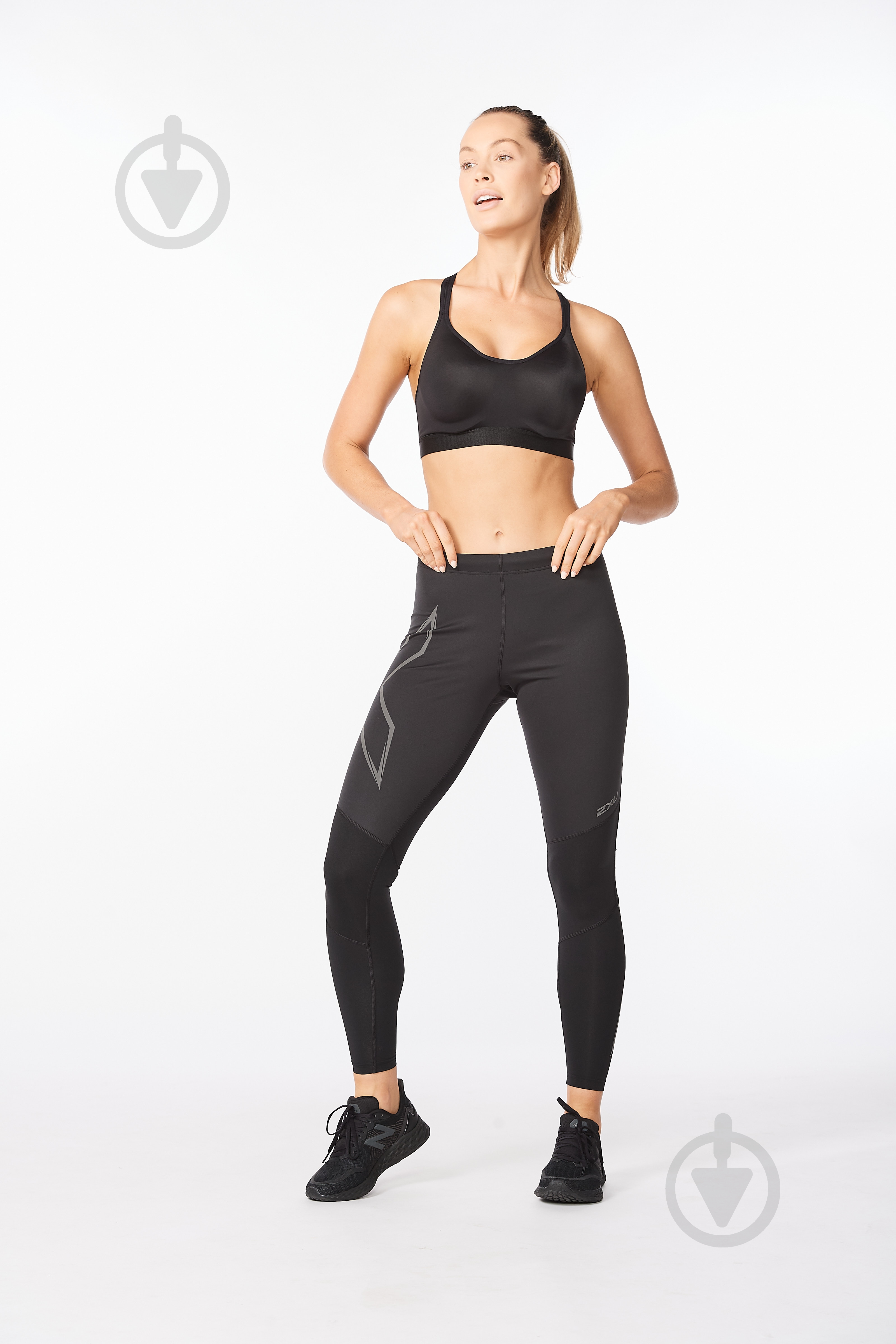 Тайтси 2XU Ignition Shield Comp Tights WA6312b_BLK/BRF р.L чорний - фото 3