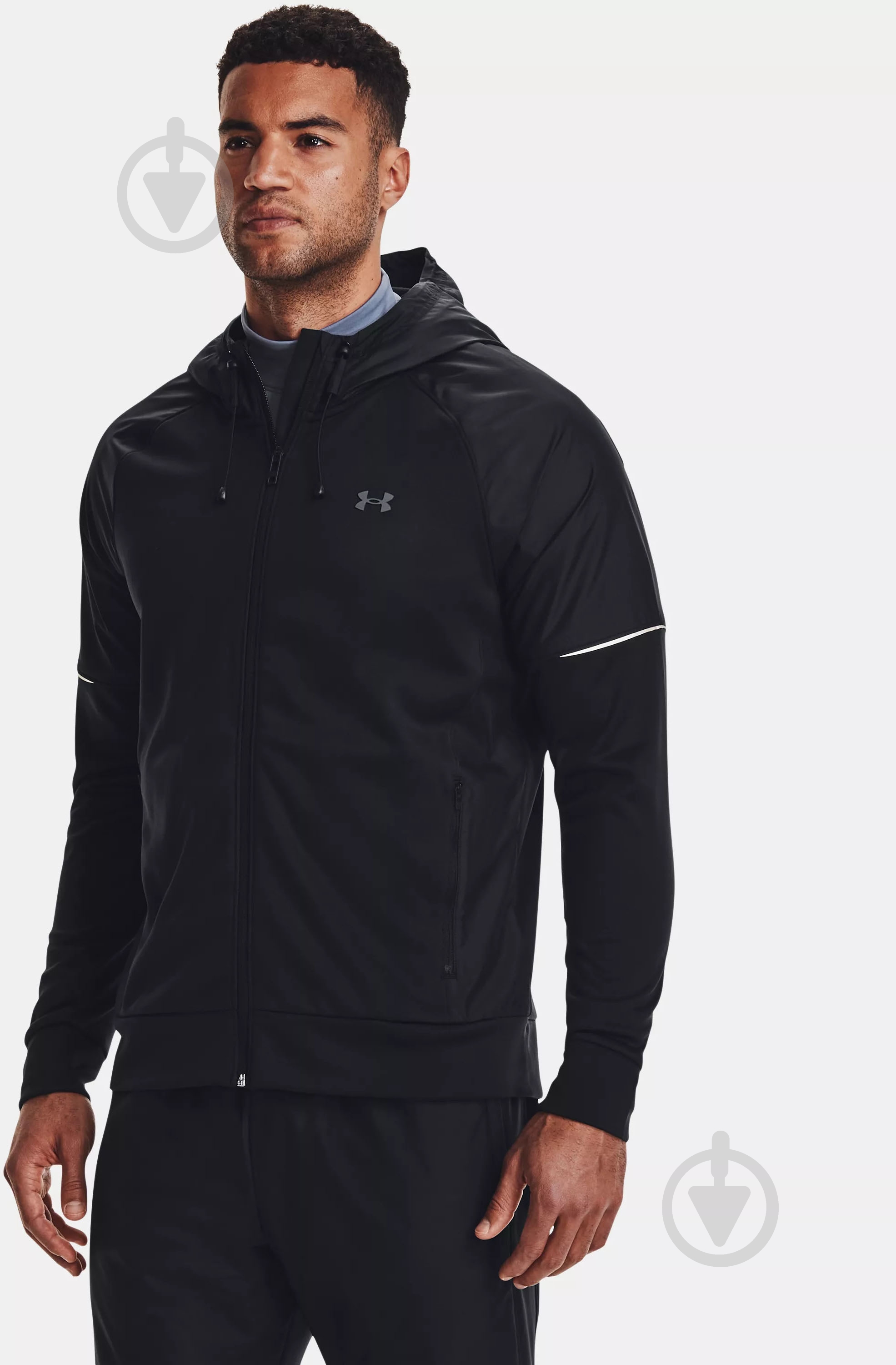 Джемпер Under Armour UA AF STORM FZ HOODIE 1373781-001 р.M черный - фото 1