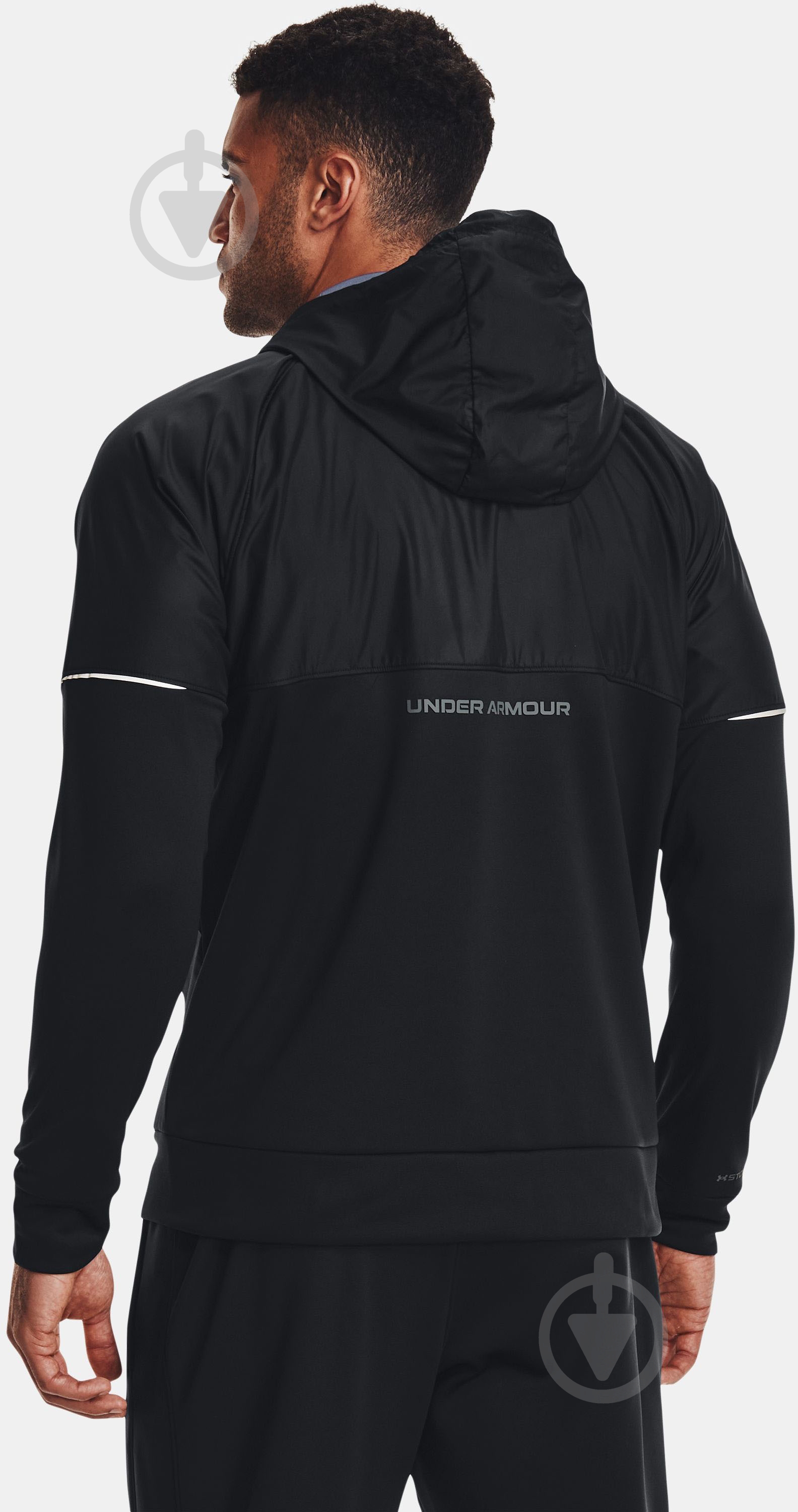 Джемпер Under Armour UA AF STORM FZ HOODIE 1373781-001 р.M черный - фото 2