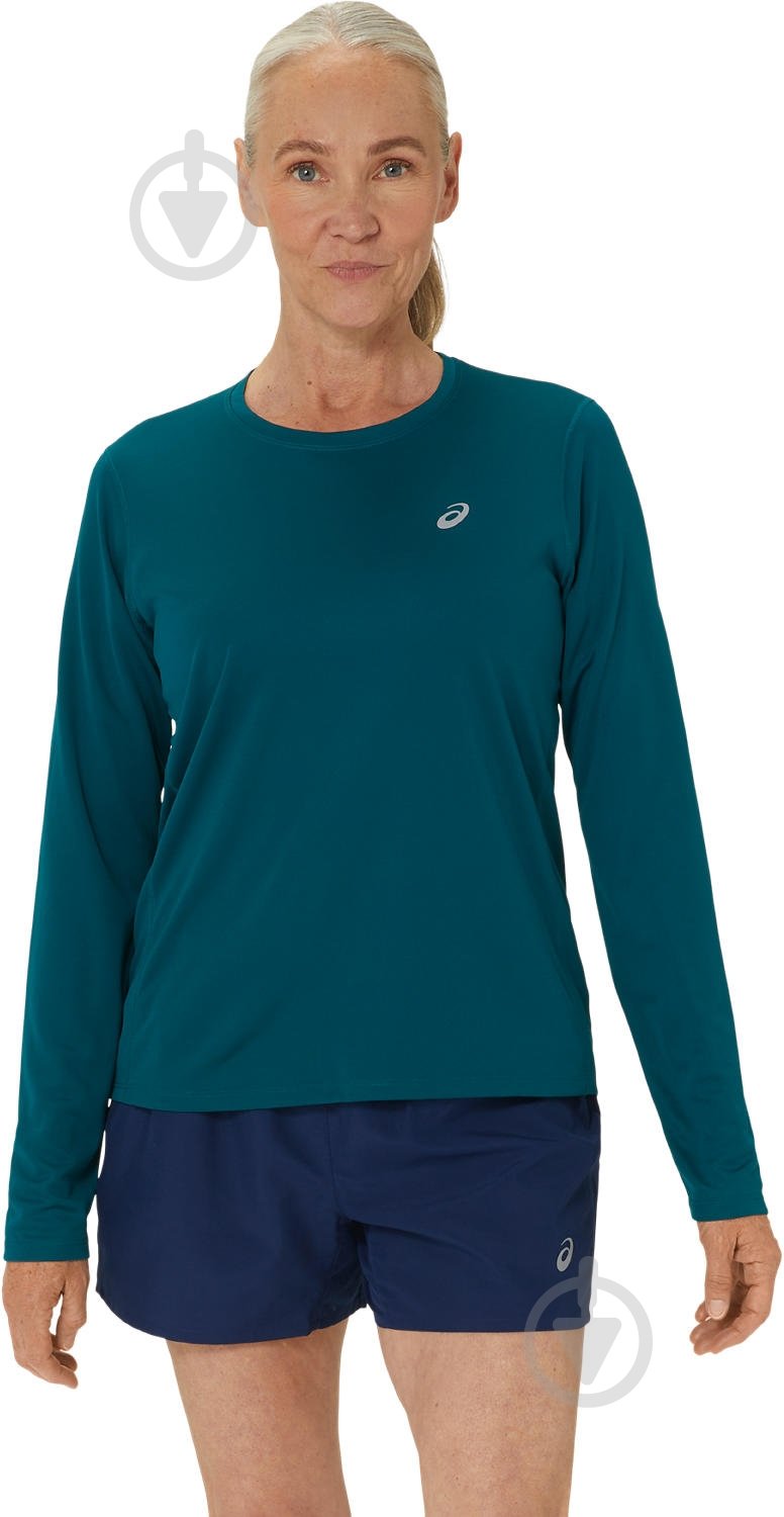Футболка Asics CORE LS TOP 2012C333_300 р.S зеленый - фото 1