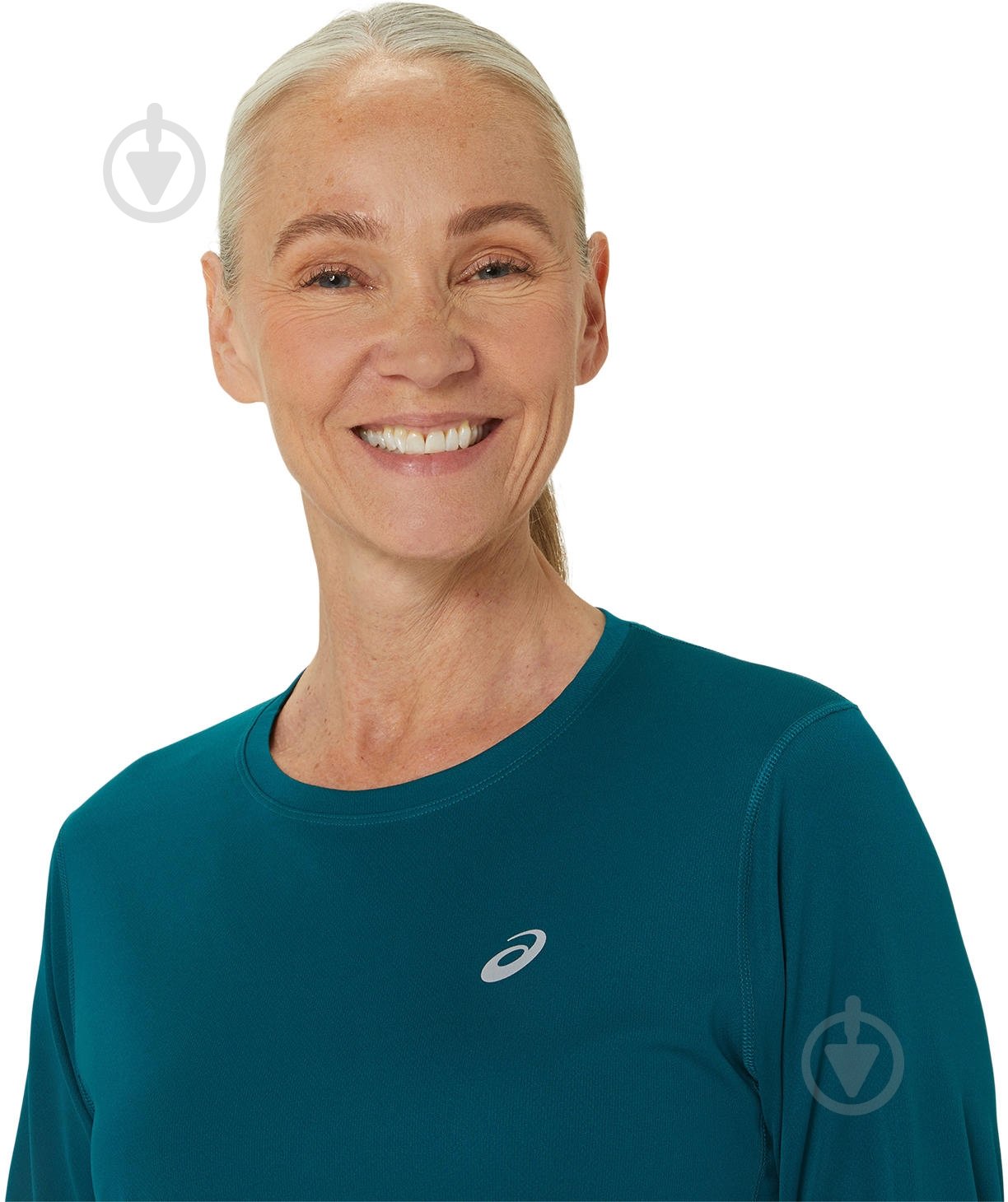 Футболка Asics CORE LS TOP 2012C333_300 р.S зеленый - фото 4