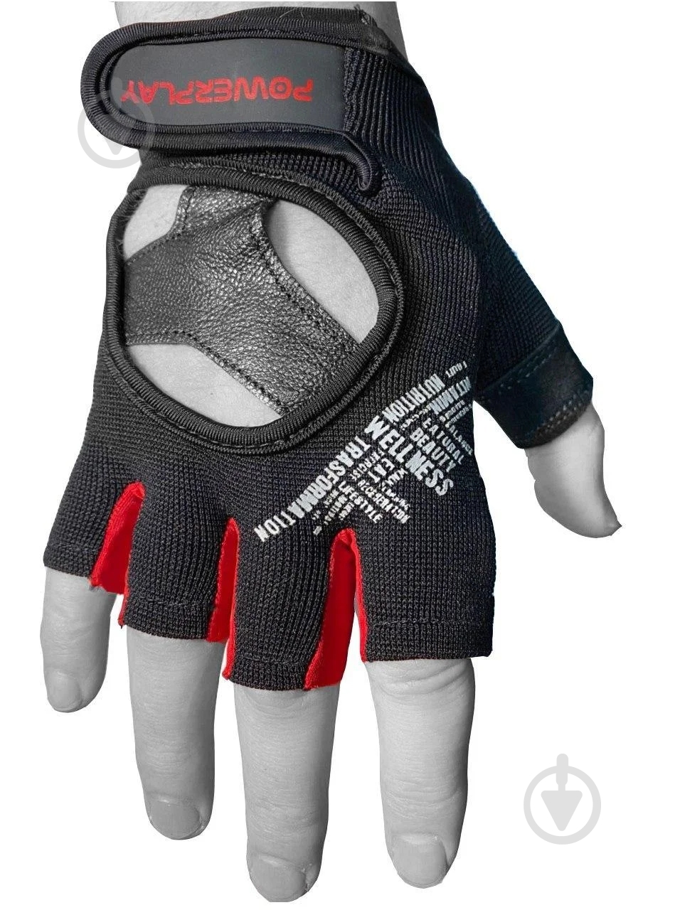 Перчатки для фитнеса PowerPlay PP 2222 р. M черный - фото 4