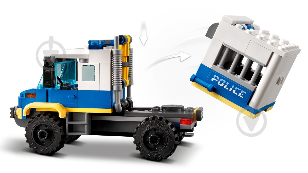 Конструктор LEGO City Поліцейська машина для перевезення в'язнів 60276 - фото 14