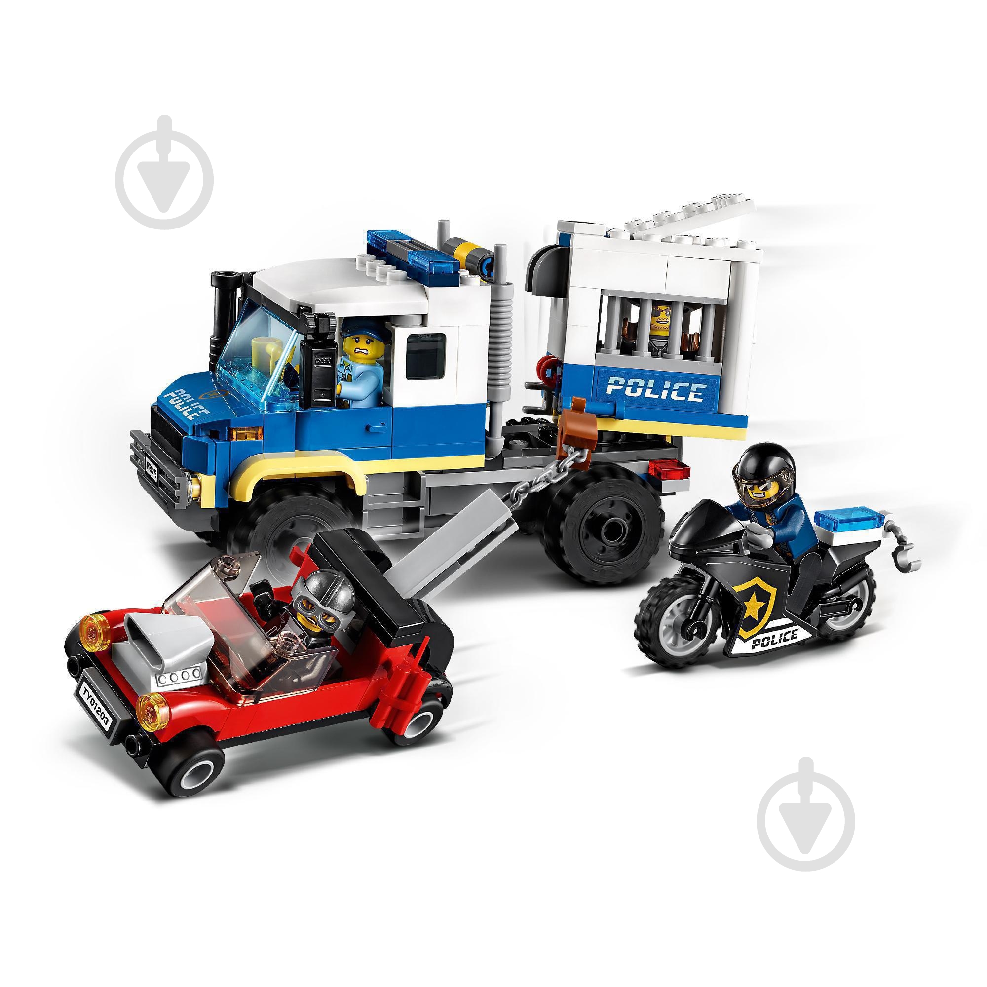 Конструктор LEGO City Поліцейська машина для перевезення в'язнів 60276 - фото 4