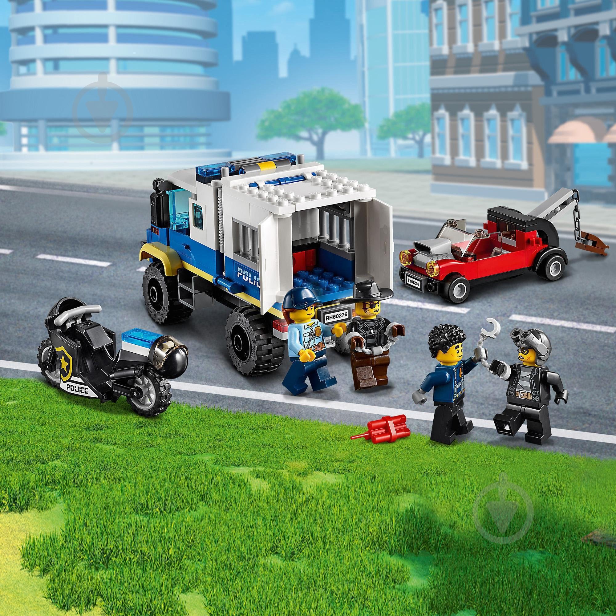 Конструктор LEGO City Поліцейська машина для перевезення в'язнів 60276 - фото 10