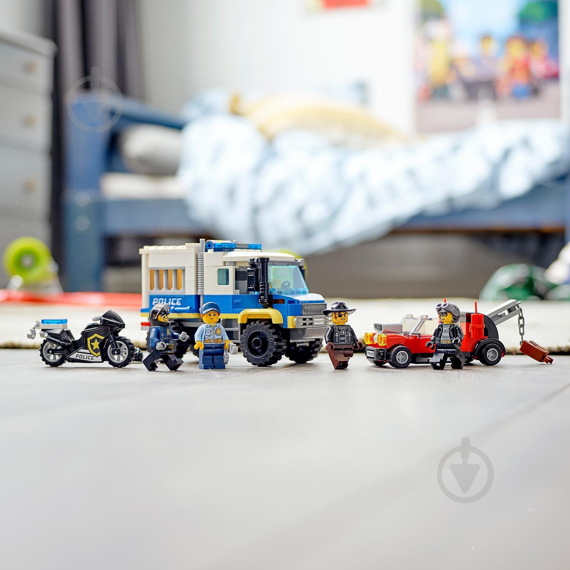 Конструктор LEGO City Поліцейська машина для перевезення в'язнів 60276 - фото 8