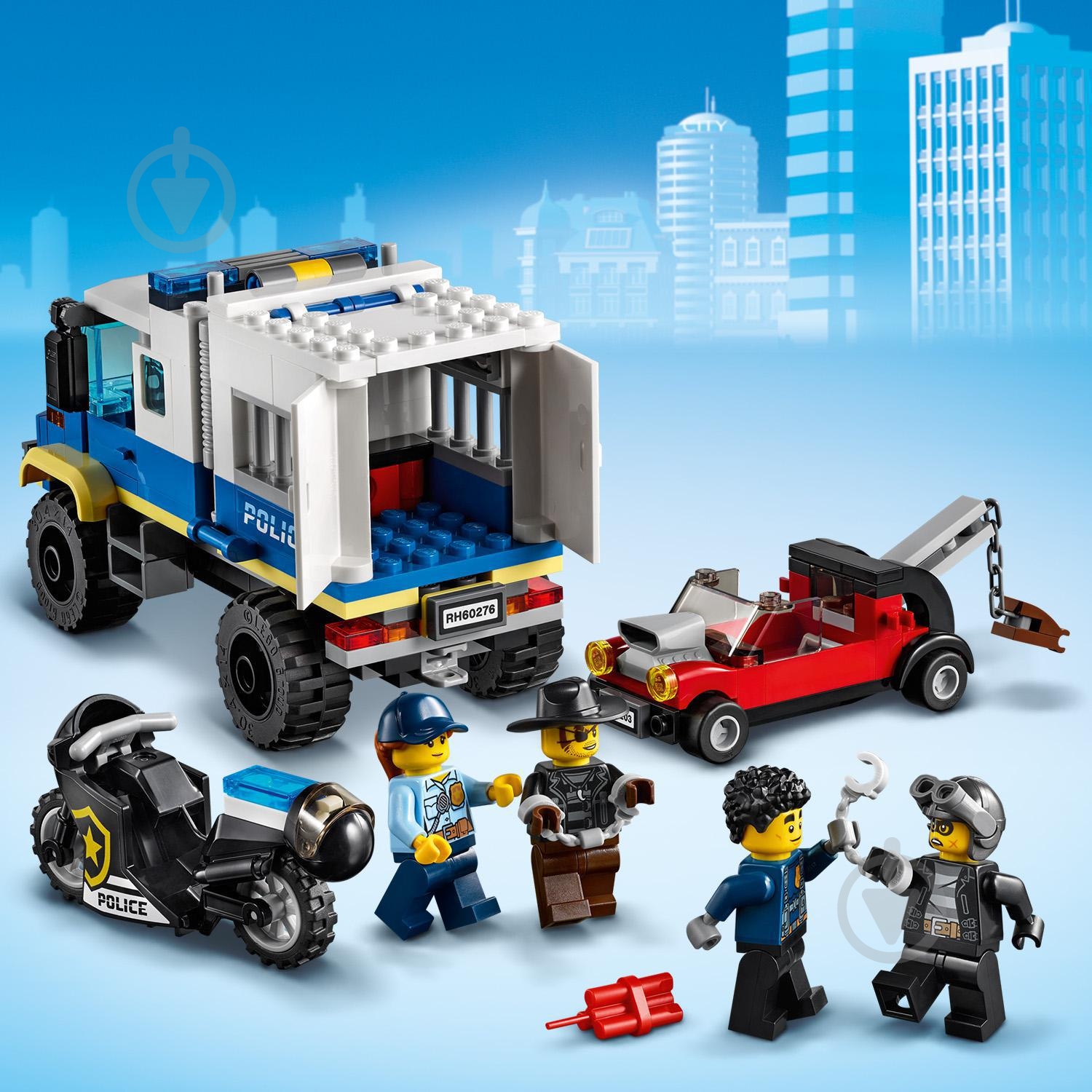 Конструктор LEGO City Поліцейська машина для перевезення в'язнів 60276 - фото 11