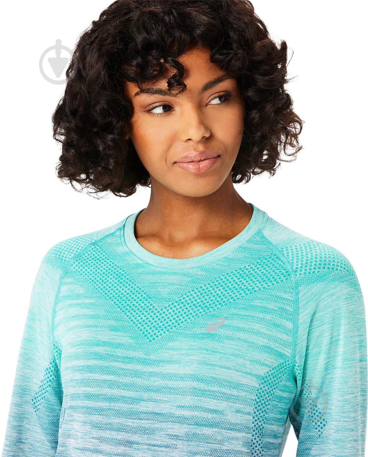 Футболка Asics SEAMLESS LS TOP 2012C392_302 р.XS зеленый - фото 4
