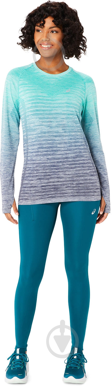 Футболка Asics SEAMLESS LS TOP 2012C392_302 р.XS зеленый - фото 7