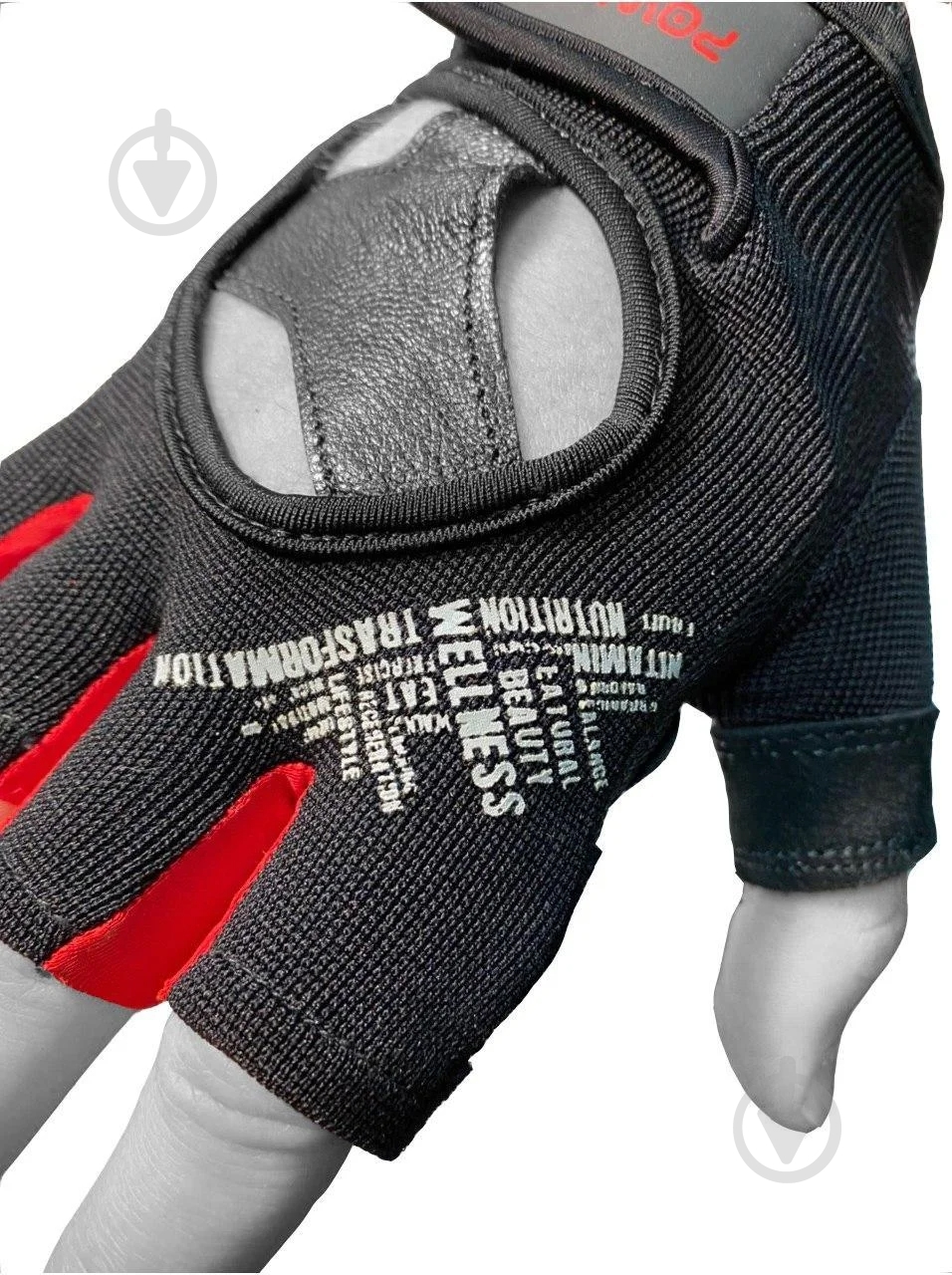 Перчатки для фитнеса PowerPlay PP 2222 р. L черный - фото 3