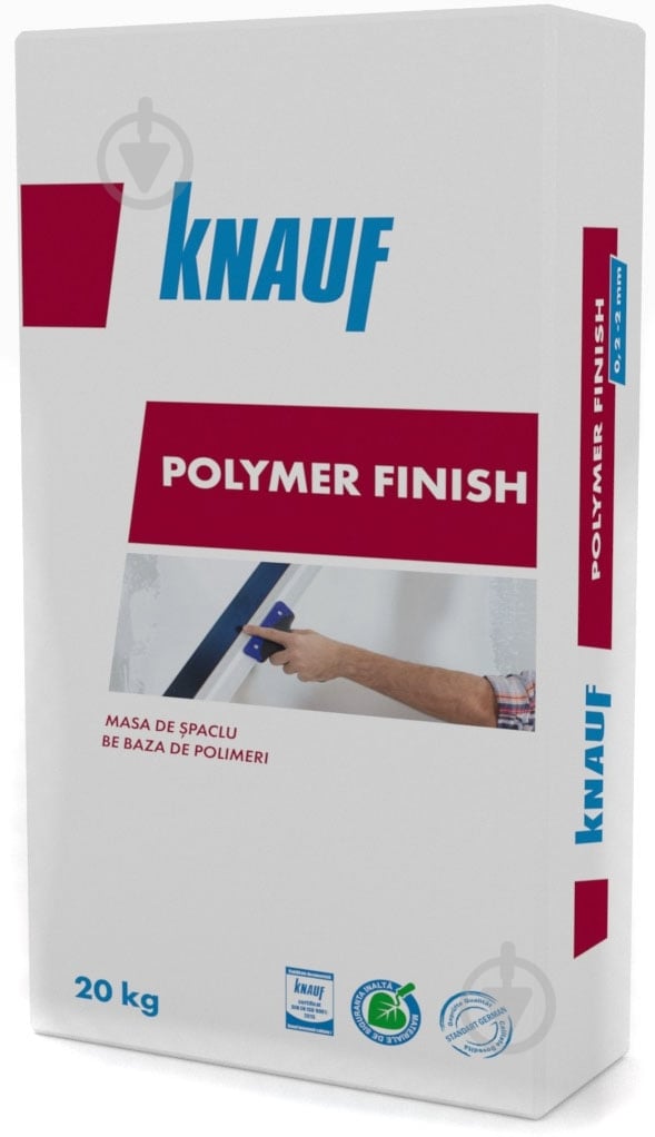 Шпаклівка Knauf Polymer Finish 20 кг (полімерна фінішна) - фото 1