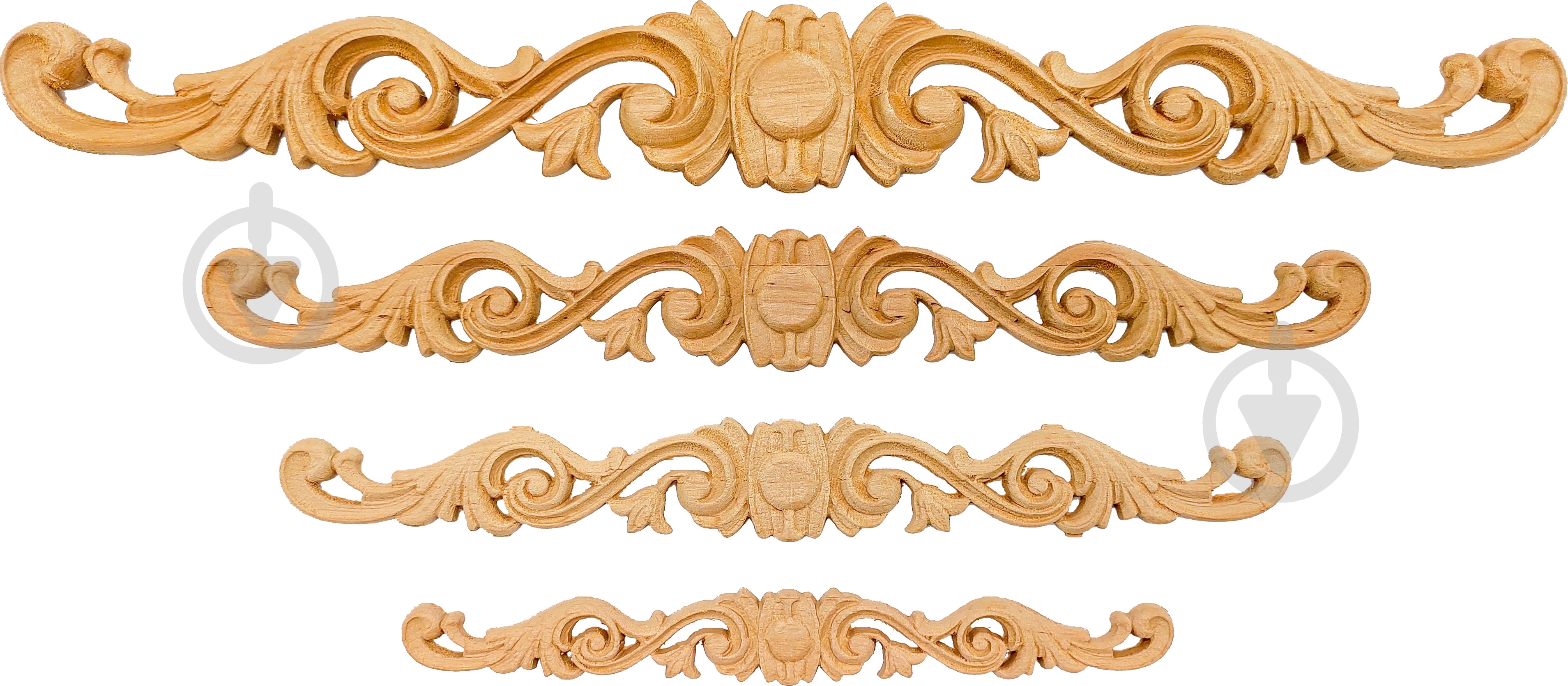 Декоративна панель дерев'яна горизонтальна 1 шт. DH.08.200 190х24x4 мм - фото 1 Декоративна панель дерев'яна горизонтальна 1 шт. DH.08.200 190х24x4 мм - фото 1