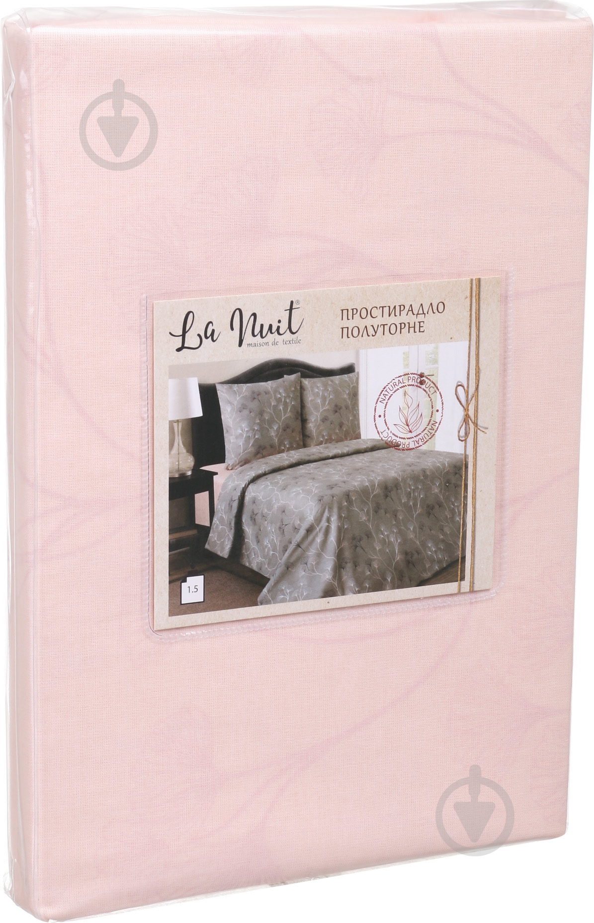 Простынь Basic Мелани 220x160 см бежевый La Nuit - фото 3 Простынь Basic Мелани 220x160 см бежевый La Nuit - фото 3