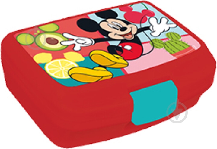 Ланч-бокс Disney Mickey 17x14x6 см 35286 - фото 1 Ланч-бокс Disney Mickey 17x14x6 см 35286 - фото 1