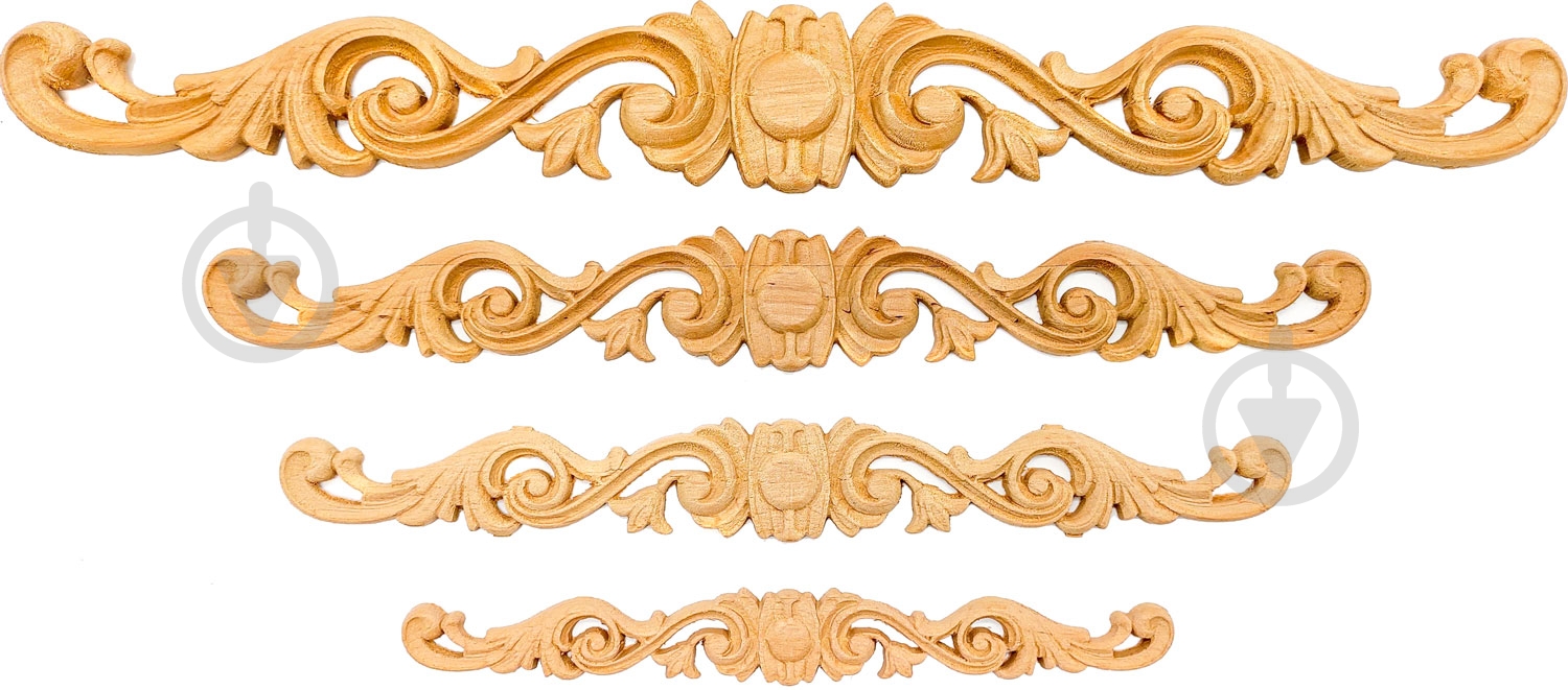 Декоративная панель деревянная горизонтальная, 1 шт., DH.08.400 390х48x6 мм - фото 1