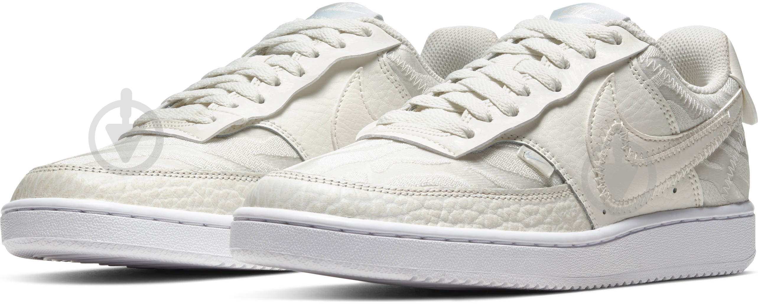 Кроссовки женские демисезонные Nike COURT VISION LO PRM CI7599-100 р.40,5 белые - фото 1