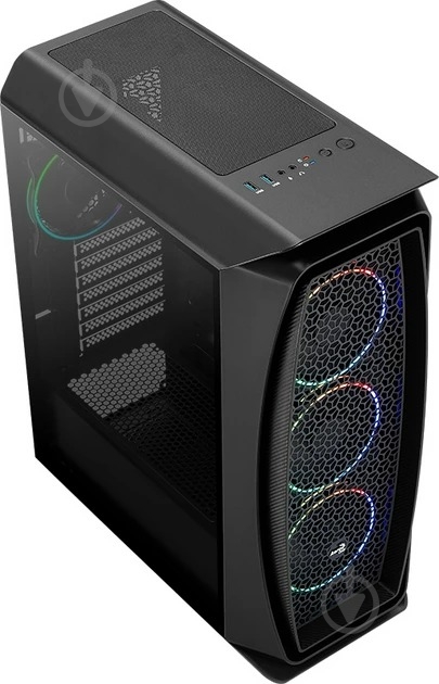 Корпус AeroCool Aero One Eclipse-G-BK-v1 (ACCM-PB17143.11) Black без БЖ - фото 2 Корпус AeroCool Aero One Eclipse-G-BK-v1 (ACCM-PB17143.11) Black без БЖ - фото 2