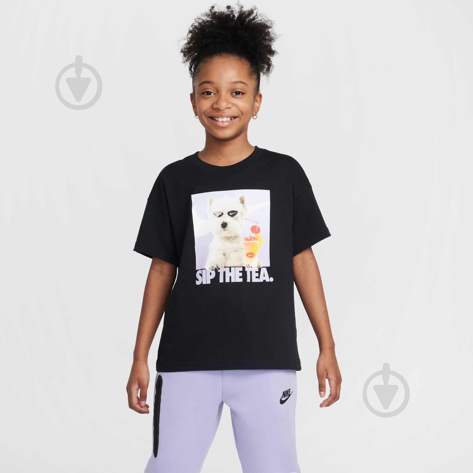 Футболка Nike G NSW PHOTO TEE HQ2337-010 р.M черный - фото 1