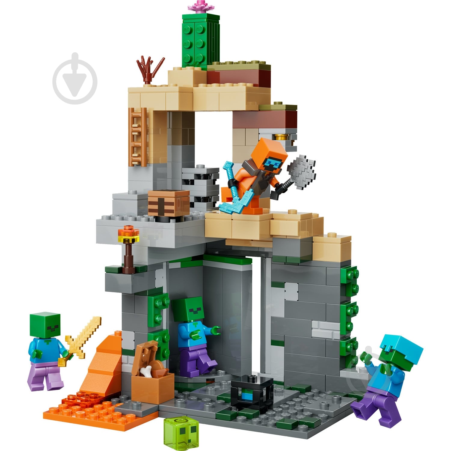 Конструктор LEGO Minecraft Подземелье зомби 21587 - фото 3