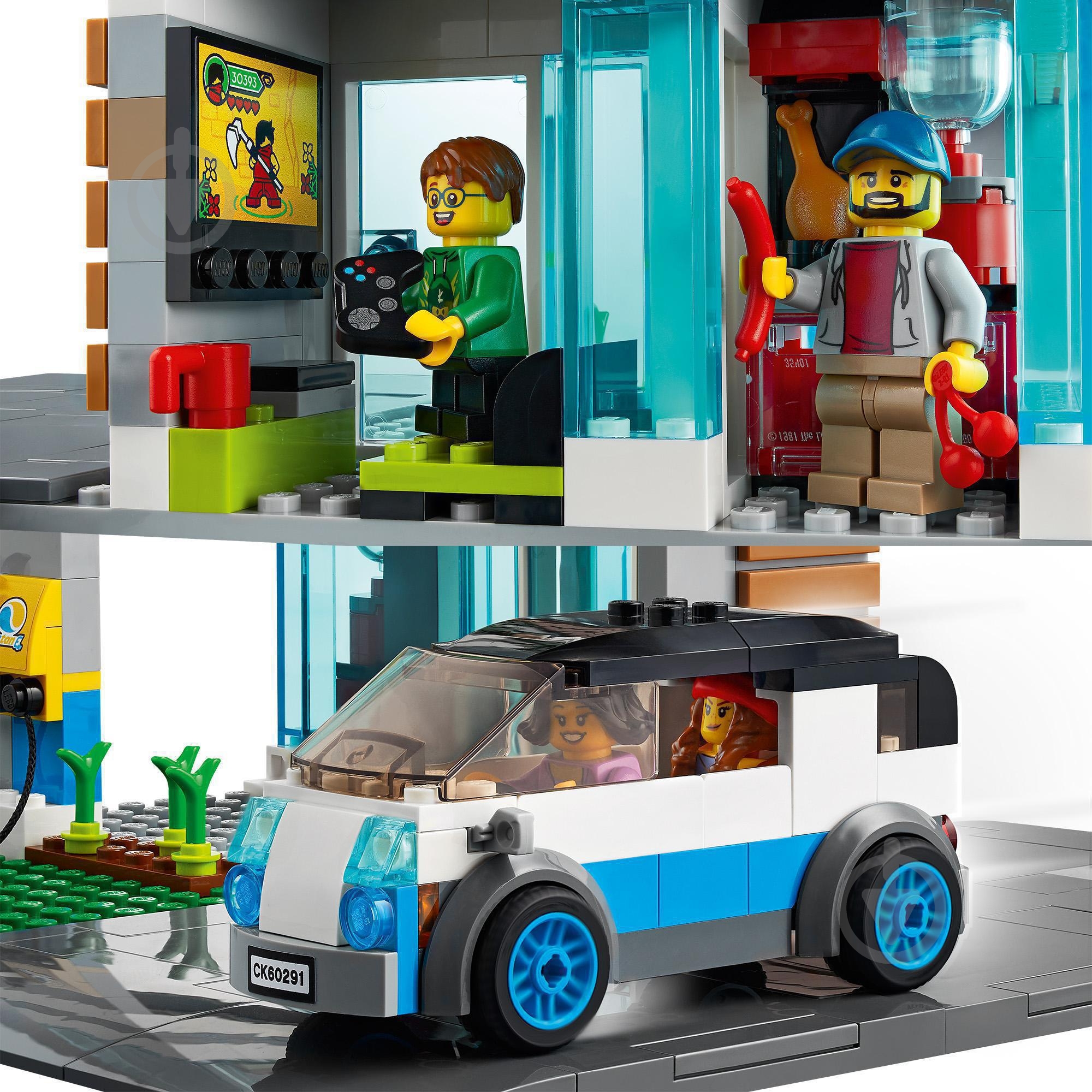 Конструктор LEGO City Современный семейный дом 60291 - фото 7 Конструктор LEGO City Современный семейный дом 60291 - фото 7