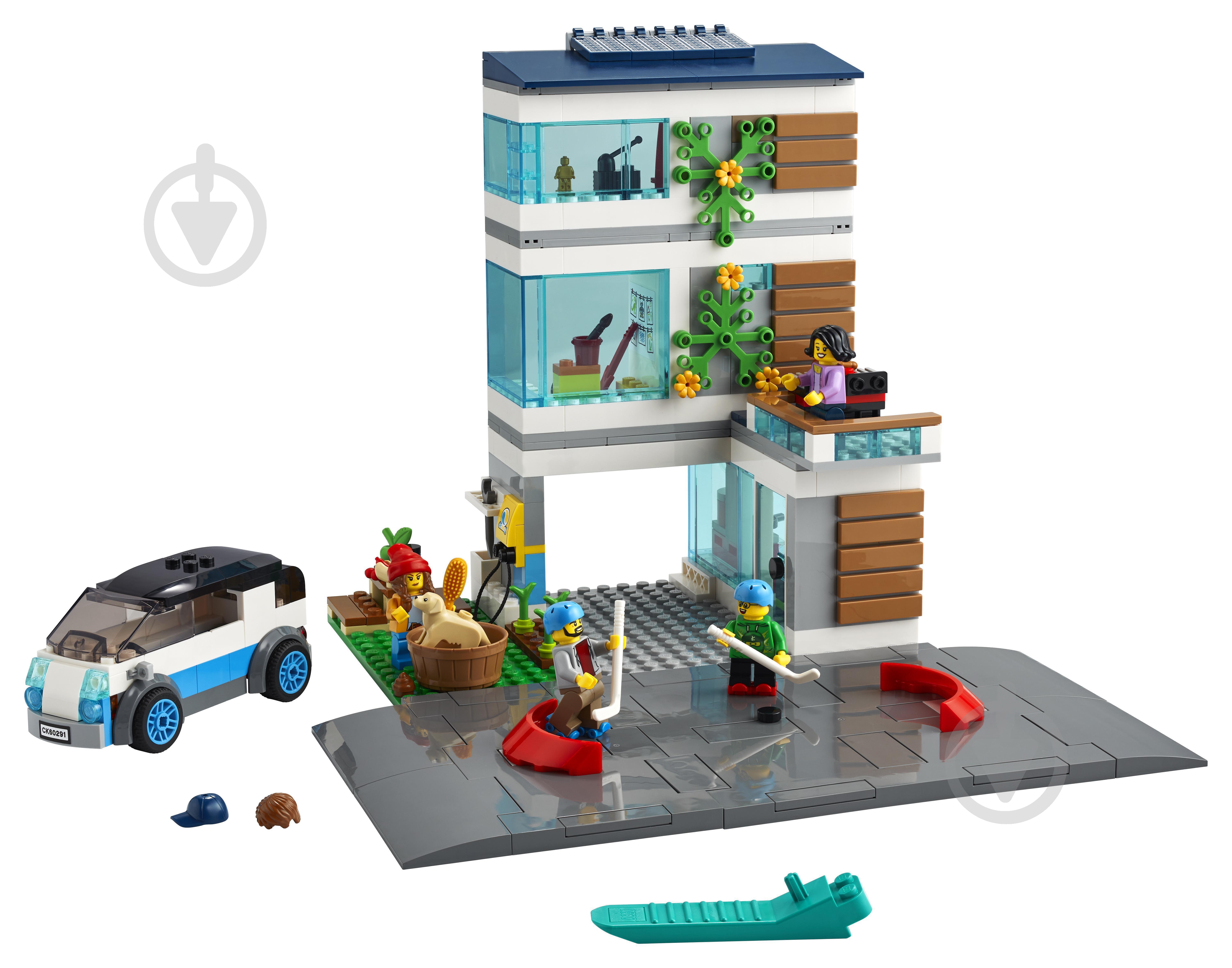Конструктор LEGO City Современный семейный дом 60291 - фото 13 Конструктор LEGO City Современный семейный дом 60291 - фото 13