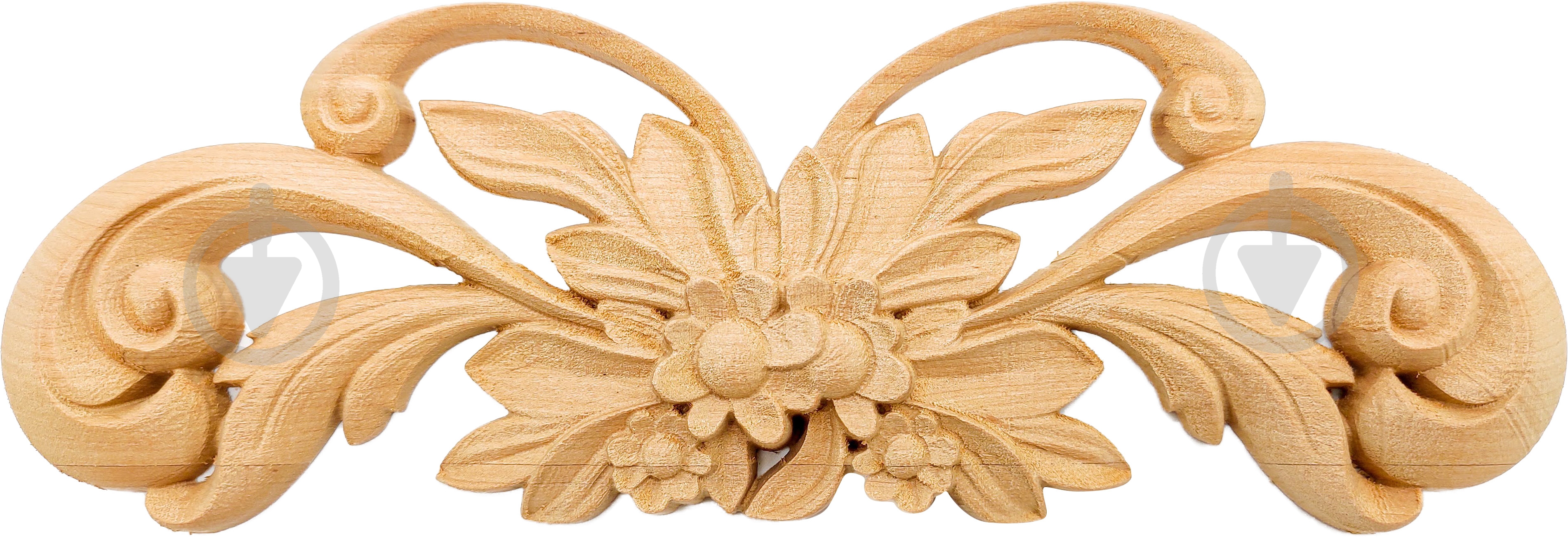 Декоративная панель деревянная горизонтальная 1 шт. DH.32.200 190х65x9 мм - фото 1