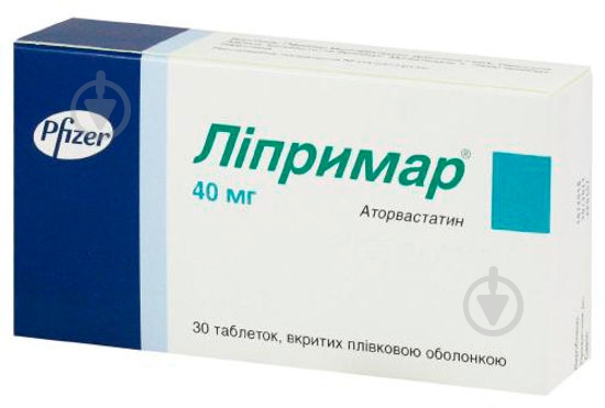 Липримар №30 (10х3) таблетки 40 мг - фото 1