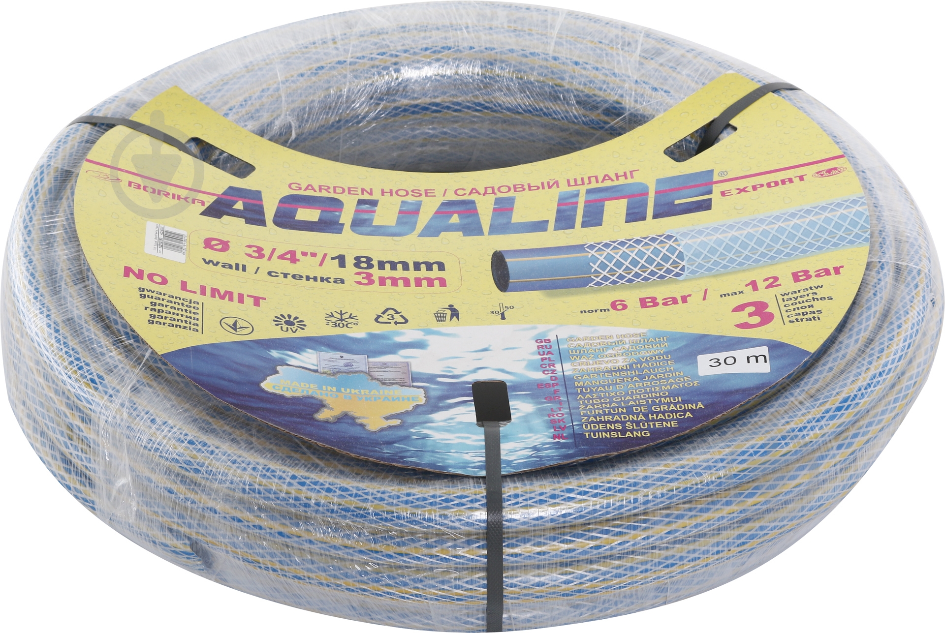 Шланг для полива Borika AQUALINE® 3/4" 30 м - фото 1