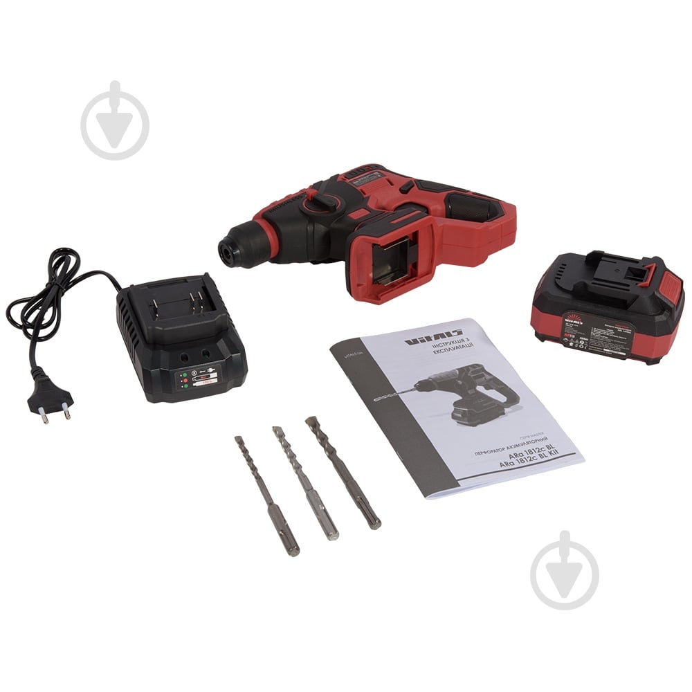 Перфоратор Vitals аккумуляторный ARa 1812c BL Kit - фото 12 Перфоратор Vitals аккумуляторный ARa 1812c BL Kit - фото 12