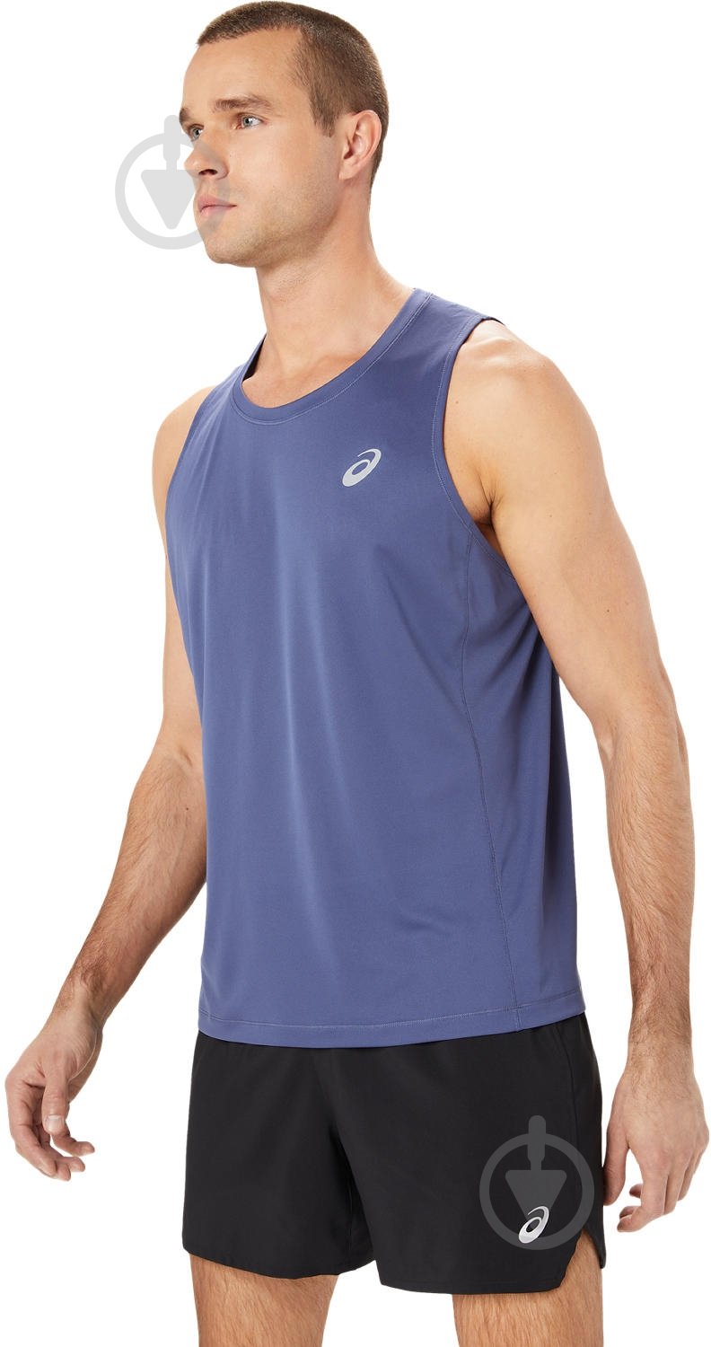 Майка Asics CORE SINGLET 2011C338_401 р.M синий - фото 2