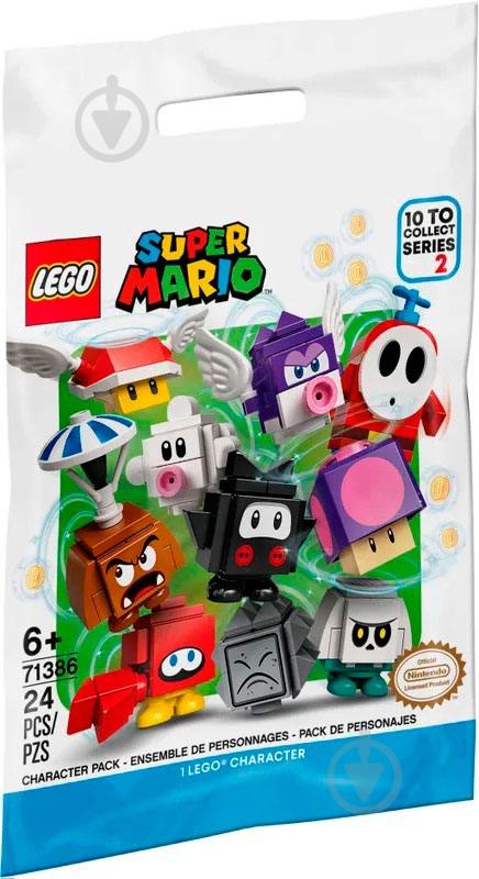 Конструктор LEGO Super Mario Series 2 в ассортименте 71386 - фото 1 Конструктор LEGO Super Mario Series 2 в ассортименте 71386 - фото 1