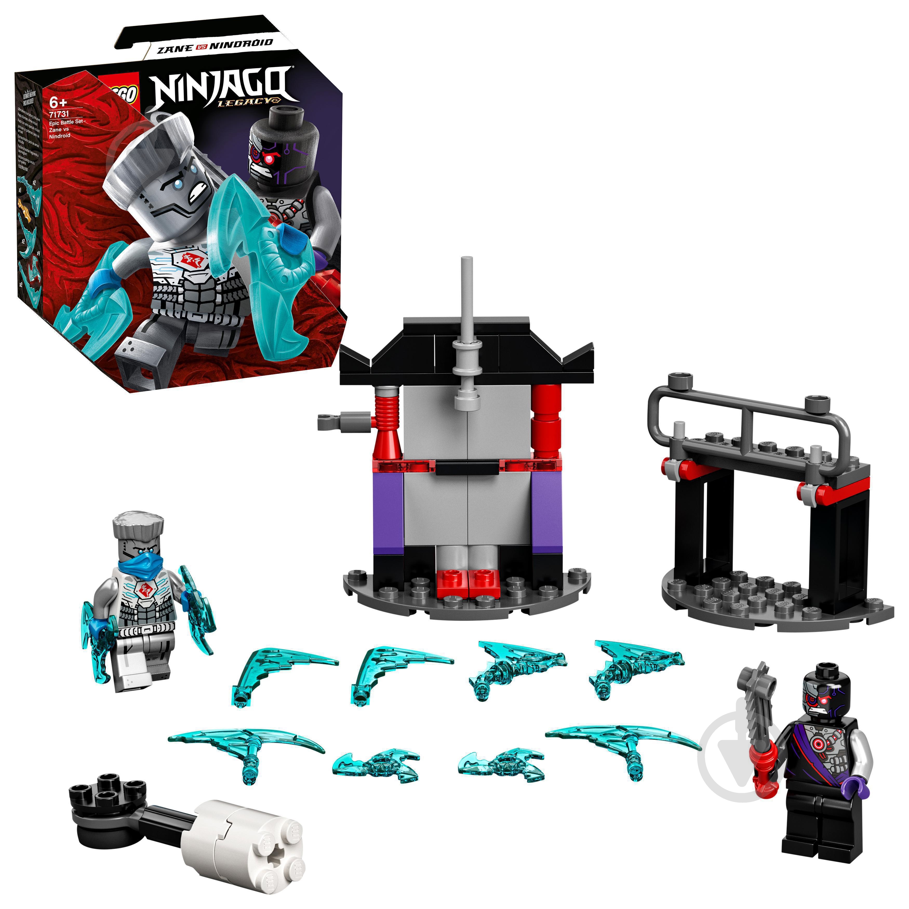 Конструктор LEGO NINJAGO Зейн против Ниндроида 71731 - фото 2