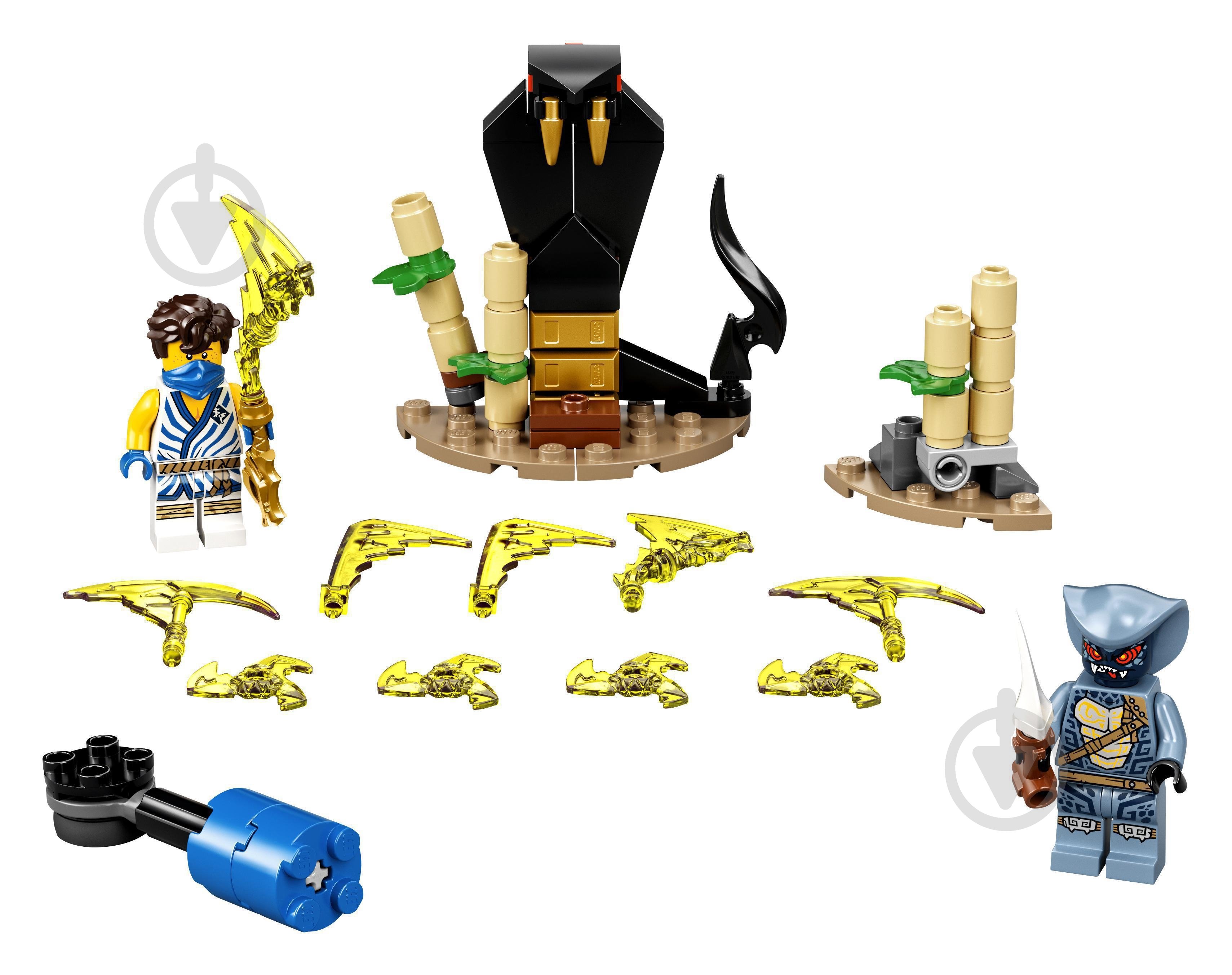 Конструктор LEGO NINJAGO Грандіозна битва: Джей проти Змієподібного 71732 - фото 12