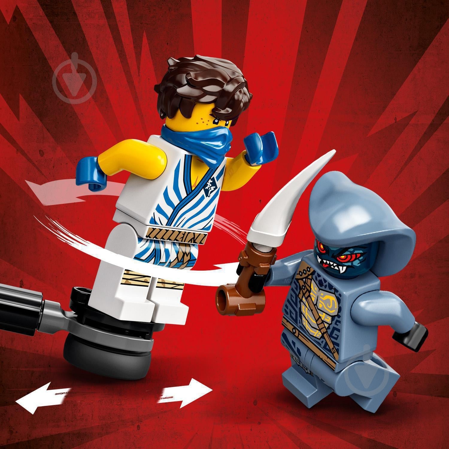 Конструктор LEGO NINJAGO Грандіозна битва: Джей проти Змієподібного 71732 - фото 7