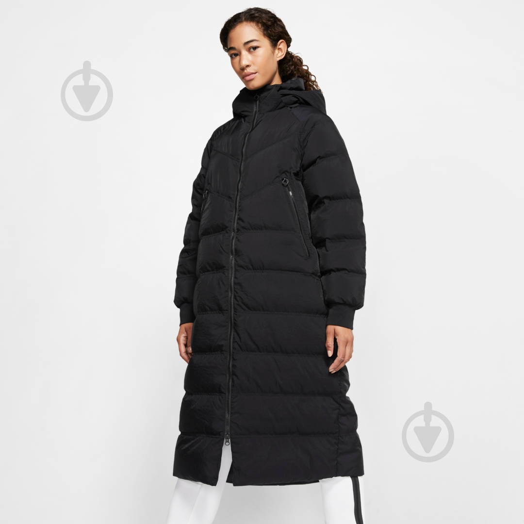 Пуховик жіночий зимовий Nike W NSW CITY RDY DWN FILL PRKA BV3137-010 р.M чорний - фото 4