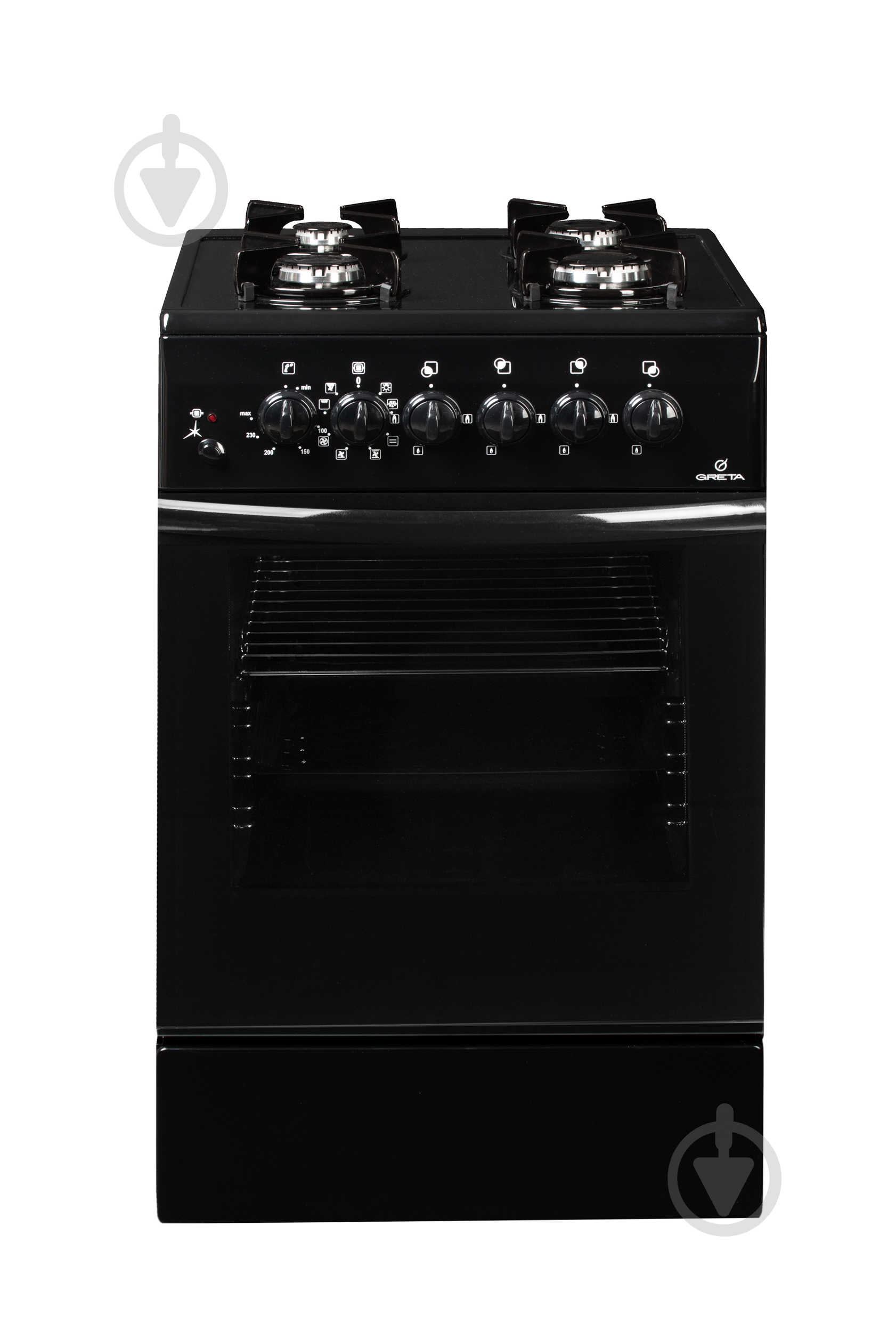 Плита комбінована Greta CC 5702 MN 38 (D) (1470-ГЕ-30А біла) - фото 1